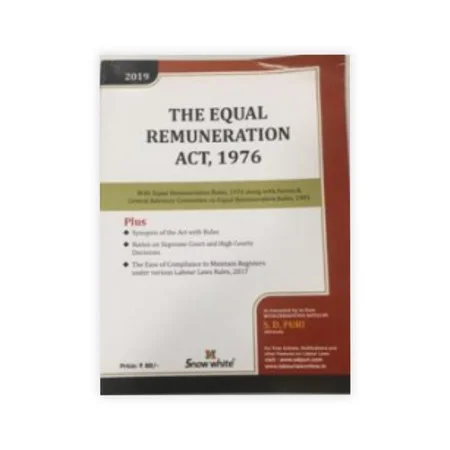S.D. Puri's The Equal Remuneration Act, 1976