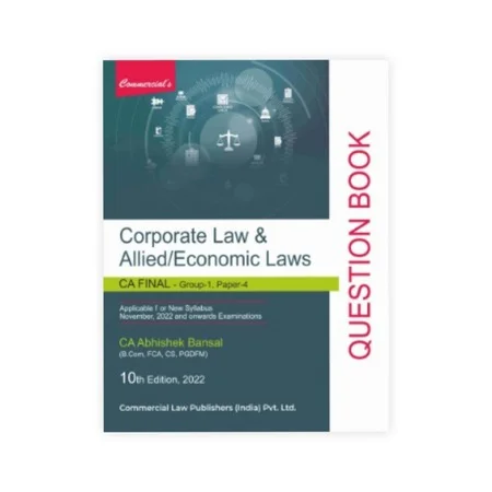 CA Abhishek Bansal's Corporate & Allied/Economic Laws (Question Book)