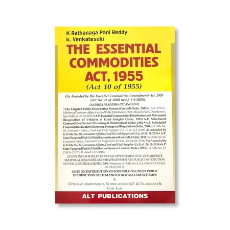 ALT's The Essential Commodities Act, 1955
