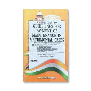 Rahul Dilip Kandharkar's Supreme Court on Guidelines for Payment of Maintenance in Matrimonial Cases