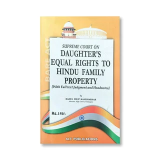 Rahul Dilip Kandharkar's Supreme Court on Daughter's Equal Rights to Hindu Family Property