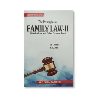 T. Padma & K. P. C. Rao's The Principles of Family Law-II (Muslim Law and Other Personal Laws)