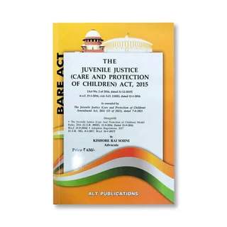 ALT Publications' The Juvenile Justice (Care and Protection of Childern ) Act, 2015
