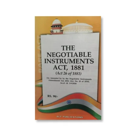 ALT's The Negotiable Instruments Act, 1881