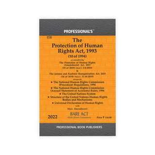 Protection of Human Rights Act, 1993 Alongwith Regulations & Rules