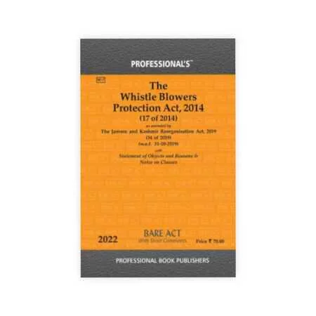 Professional's The Whistle Blowers Protection Act, 2014