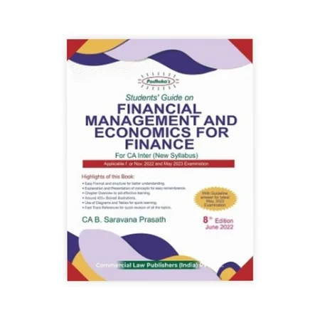 CA B. Saravana Prasath's Students' Guide on Financial Management and Economics for Finance