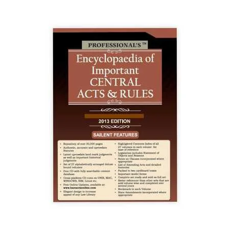 Encyclopaedia of Important Central Acts and Rules