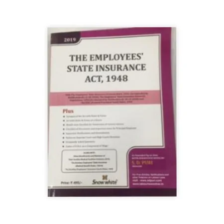 S.D. Puri's The Employees State Insurance Act, 1948