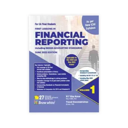 M.P. Vijay Kumar's Financial Reporting including Indian Accounting Standards in 2 Volumes (New Syllabus)