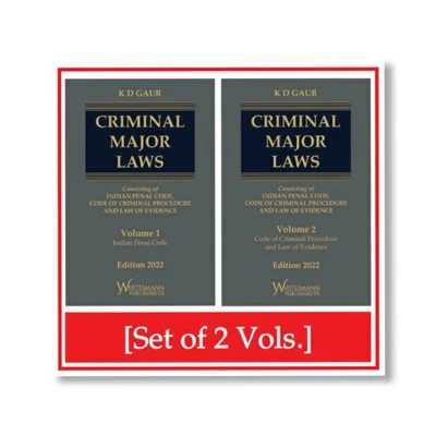 K D Gaur's Criminal Major Laws - Volumes 1 & 2