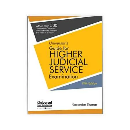 Narender Kumar's Guide for Higher Judicial Service Examination