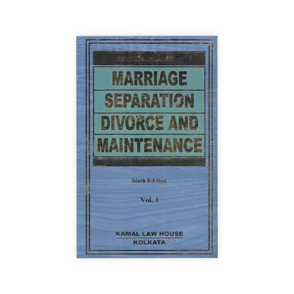 Moorkerjee Marriage, Separation, Divorce and Maintenance