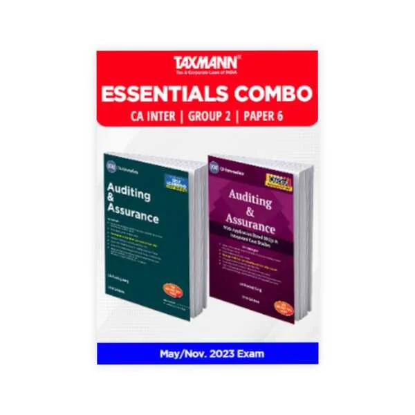 Pankaj Garg's Essentials Combo | CA Intermediate May/Nov 2023 Exams - Group 2 | Paper 6 | Auditing & Assurance (Auditing) | Study Material & Cracker | Set of 2 Books