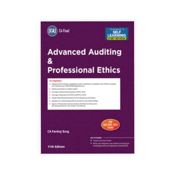 Pankaj Garg's Advanced Auditing & Professional Ethics (Audit) | Study Material