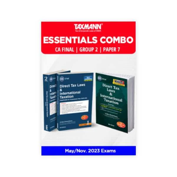 Ravi Chhawchharia's Essentials Combo | CA Final May/Nov. 2023 Exams - Paper 7 | Direct Tax Laws & International Taxation (DIRECT TAX) | Study Material & Cracker | Set of 2 Books