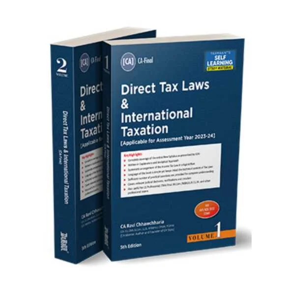 Ravi Chhawchharia's Direct Tax Laws & International Taxation (DT) | A.Y. 2023-24 | Study Material
