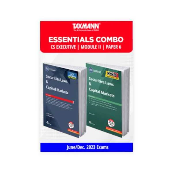 N.S. Zad, Divya Bajpai's Essentials Combo | CS Executive | June/Dec. 2023 Exams - Module II | Paper 6 | Securities Laws & Capital Markets (SLCM) | Study Material & Cracker | Set of 2 Books