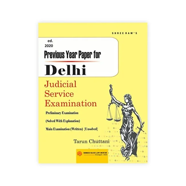 Tarun Chuttani's Previous year Paper For Delhi Judicial Service Examination