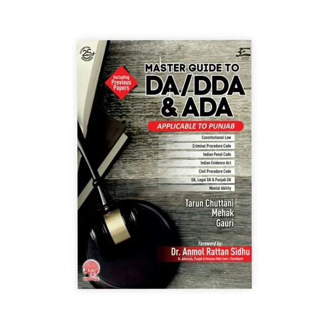 Tarun Chauttani's Master Guide to DA/DDA & ADA (Applicable to Punjab)