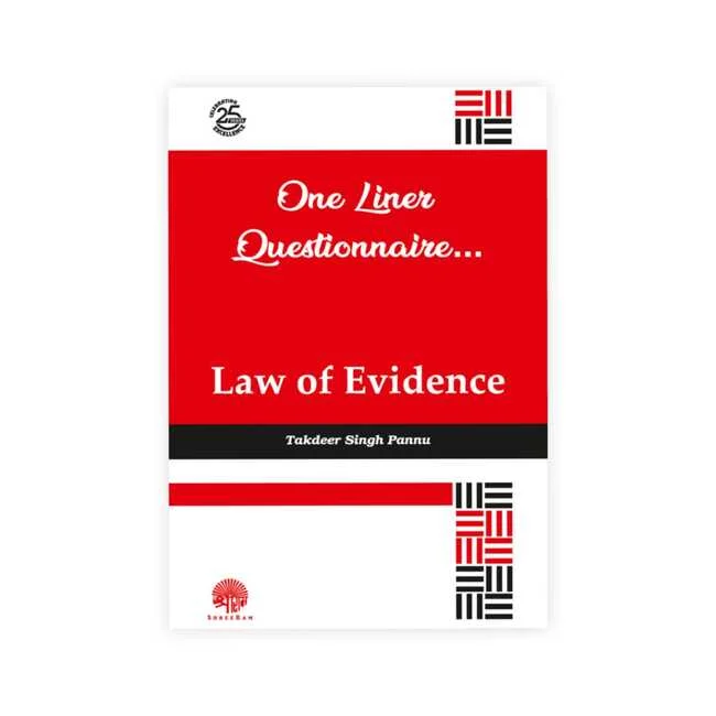 Takdeer Singh Pannu's One liner Questionaire Evidence Act