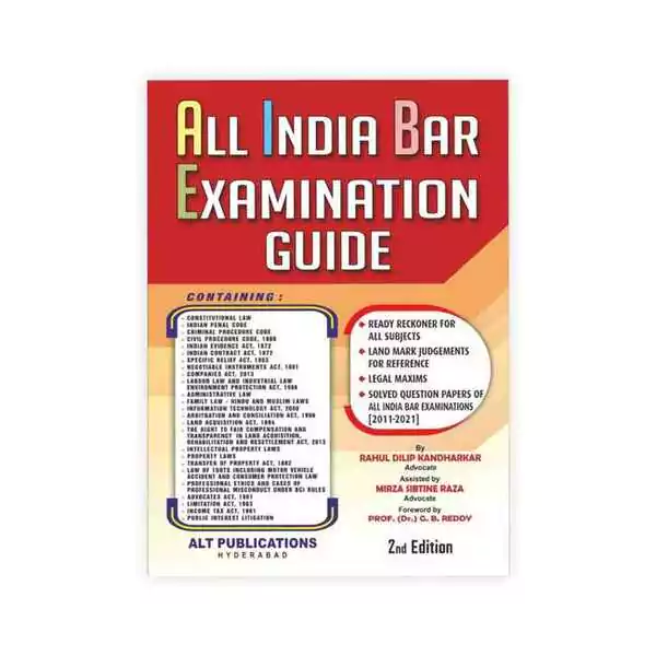Rahul Dilip Kandharkar's All India Bar Examination Guide