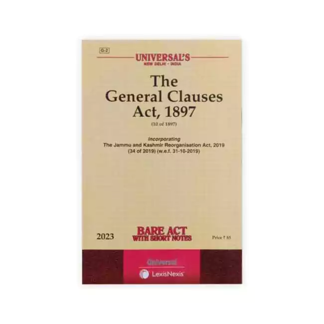 Universal's The General Clauses Act, 1897