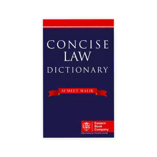 Sumeet Malik's Concise Law Dictionary (Pocket)