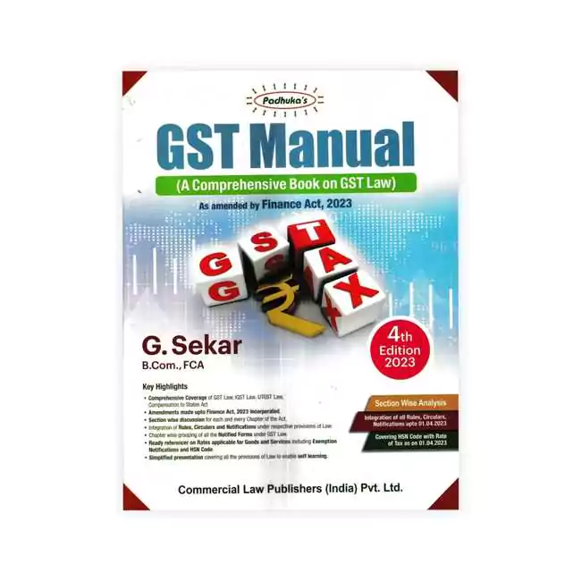 G Sekar's GST Manual 