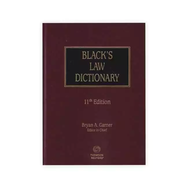 Bryan A. Garner's Black's Law Dictionary (Standard Edition)