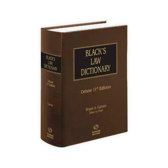Bryan A. Garner's Black's Law Dictionary (Deluxe Hardcover)