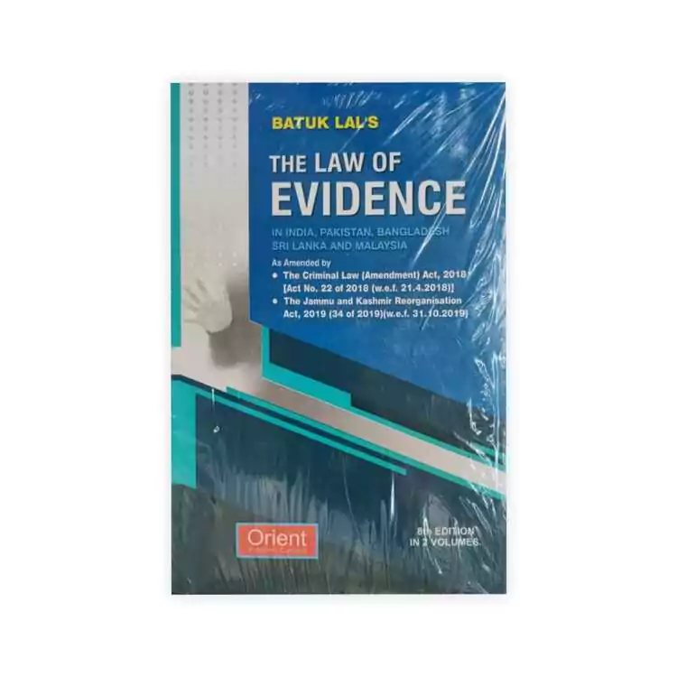 Batuk Lal's The Law of Evidence in India, Pakistan, Bangladesh, Sri Lanka and Malaysia
