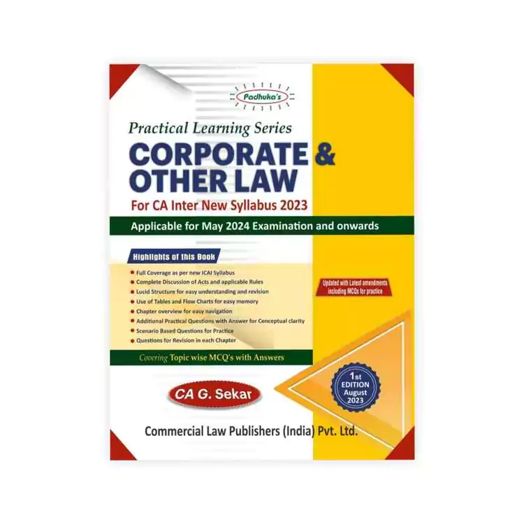 G Sekar's Practical Learning Series Corporate & Other Law