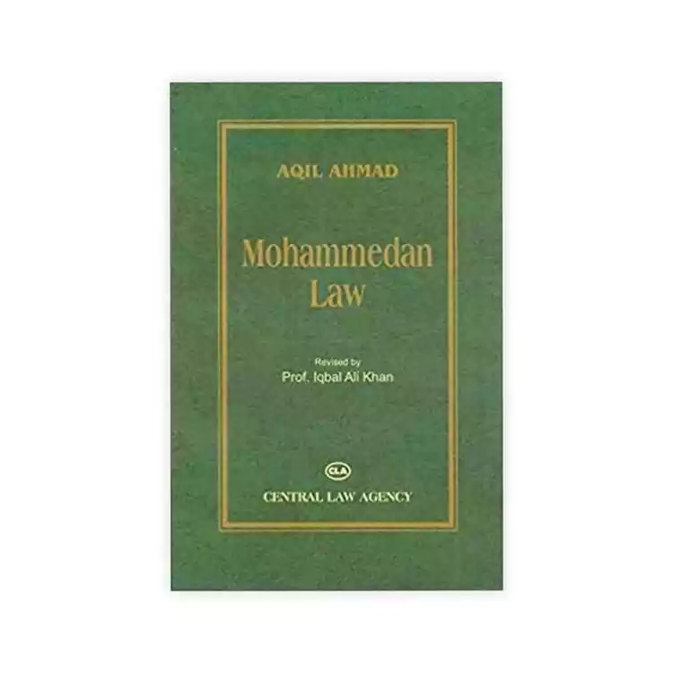 Aqil Ahmed's Mohamedan Law