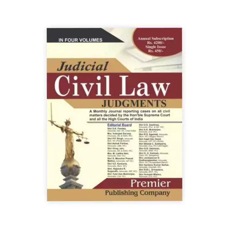 Judicial Civil Law Judgments A Monthly Journal 
