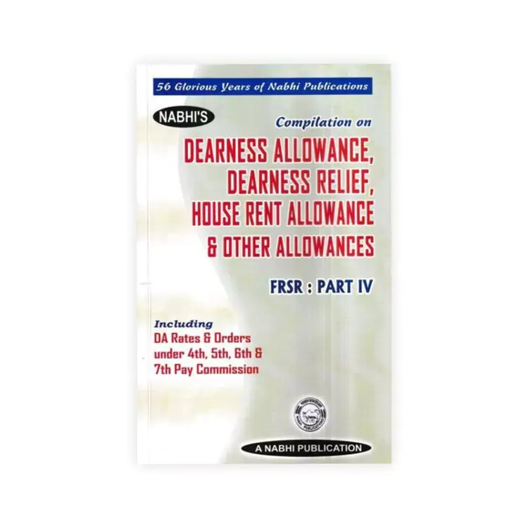 Nabhi's Compilation Of Dearness Allowance Dearness Relief House Rent Allowance & Other Allowances