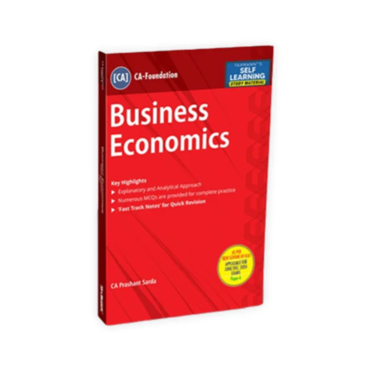 Prashant Sarda's CA Foundation Study Material Business Economics