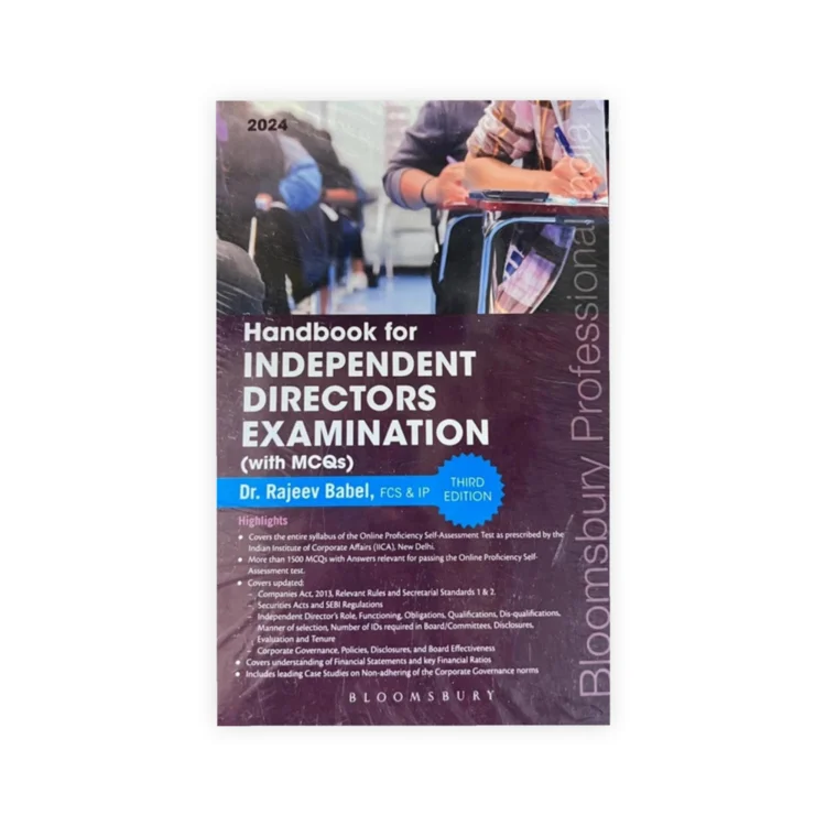 Dr. Rajeev Babel's Handbook For Independent Directors Examination