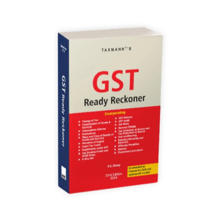 V S Datey's GST Ready Reckoner