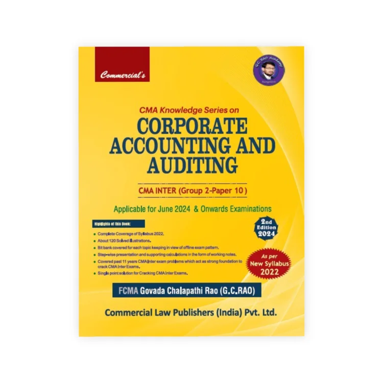 G.C. Rao's CMA Knowledge Series on Corporate Accounting and Auditing