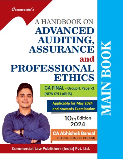 Abhishek Bansal Commercial CA Final Audit (Main Book) New Syllabus By CA Abhishek Bansal Applicable for May / November 2024 Exam