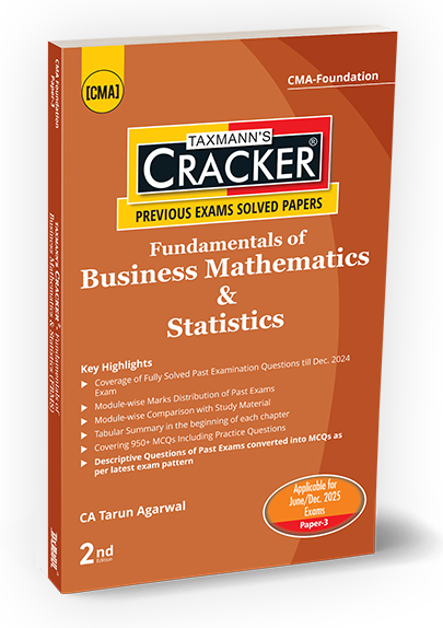 Tarun Agarwal CMA Foundation Fundamentals of Business Mathematics & Statistics By Tarun Agarwal Applicable for June / December 2025 Exam