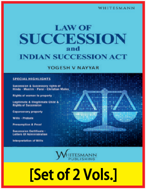 Yogesh V Nayyar Law Of Succession And Indian Succession Act