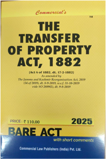 Commercial's The Transfer Of Property Act, 1882