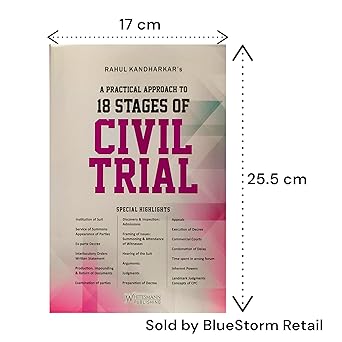  Rahul Kandharkar  A Practical Approach To 18 Stages Of Civil Trial 