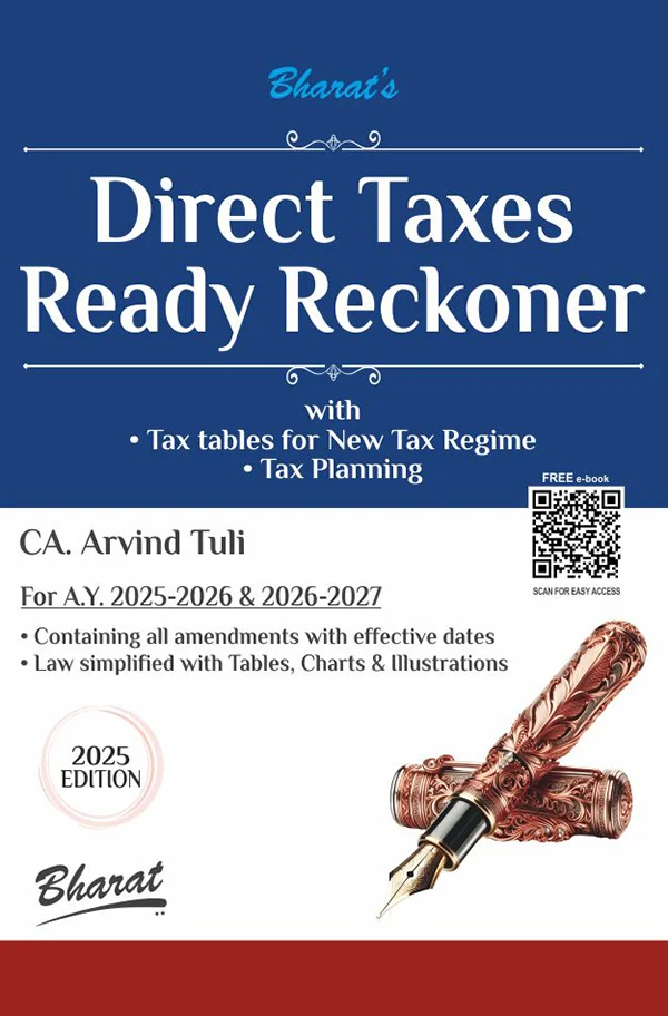 CA. Arvind Tuli DIRECT TAXES READY RECKONER