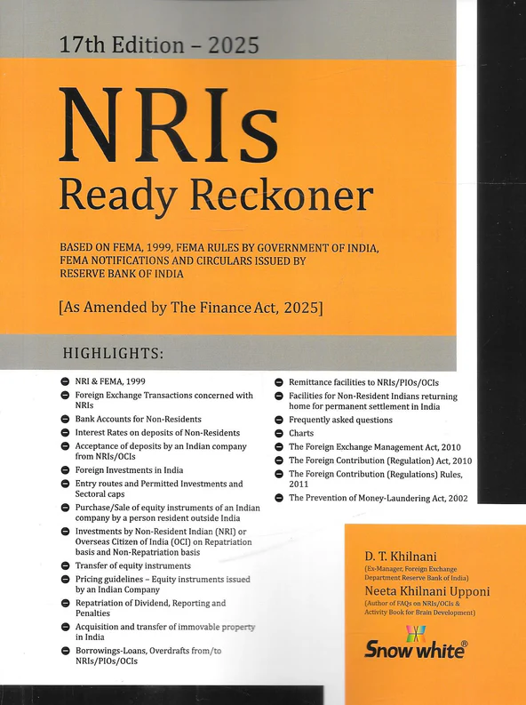D T Khilnani NRIs Ready Reckoner