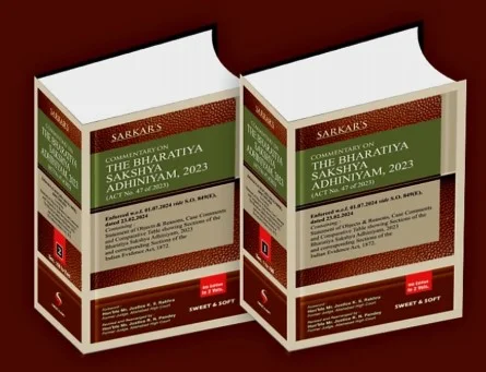Sarkar COMMENTARY ON THE BHARATIYA SAKSHYA ADHINIYAM