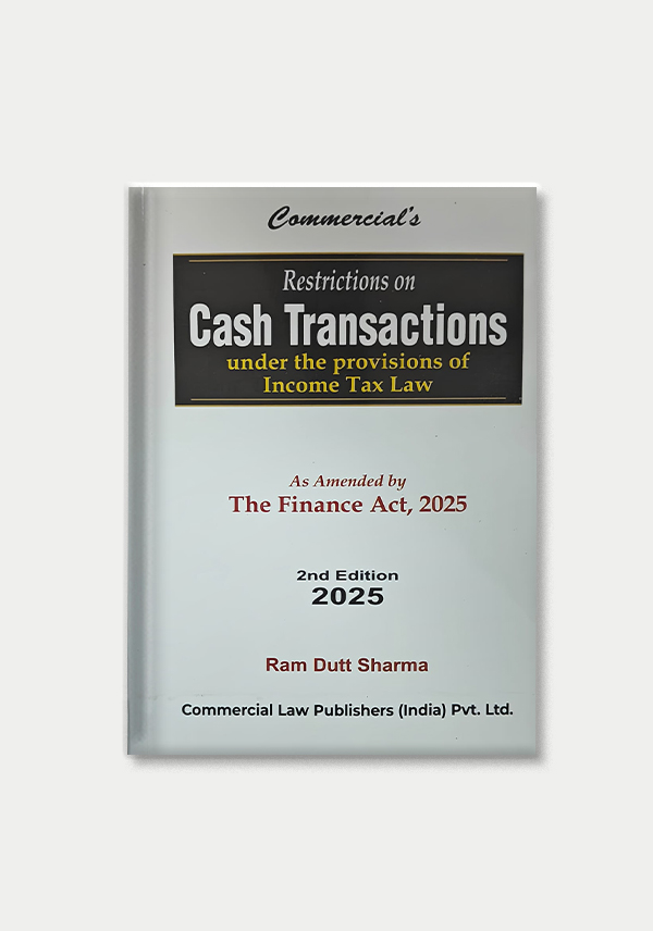 Ram Dutt Sharma Restrictions on Cash Transactions