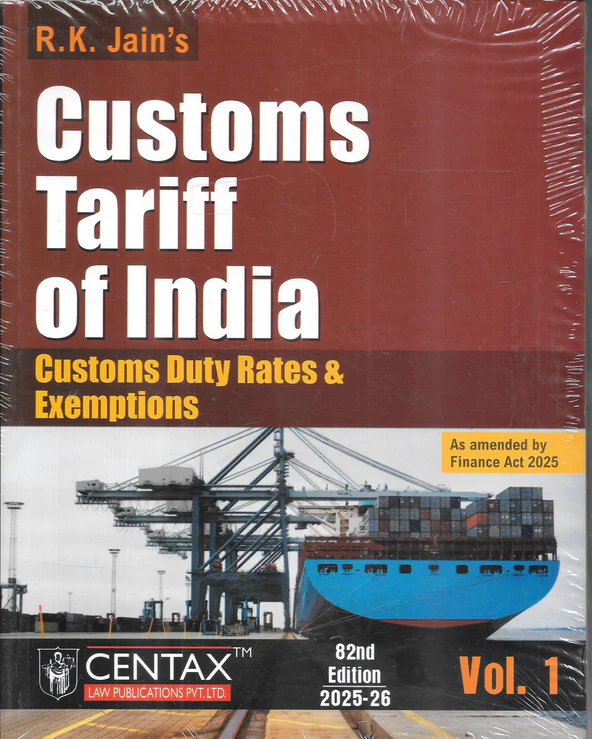 R.K. Jain Customs Tariff of India